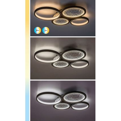 Rabalux - Dimmbare LED-Deckenleuchte LED/40W/230V 3000-6500K + Fernbedienung