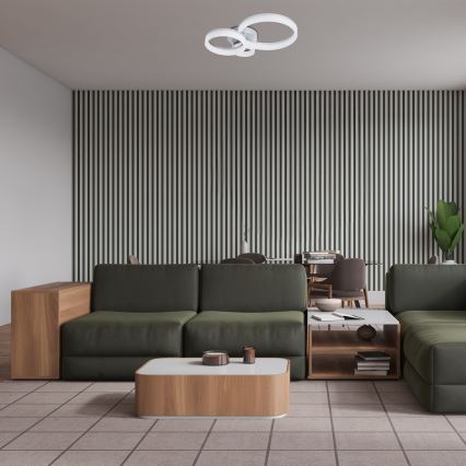 Rabalux - LED-Deckenleuchte LED/24W/230V 3000/4000/6500K 38x51 cm mattchrom