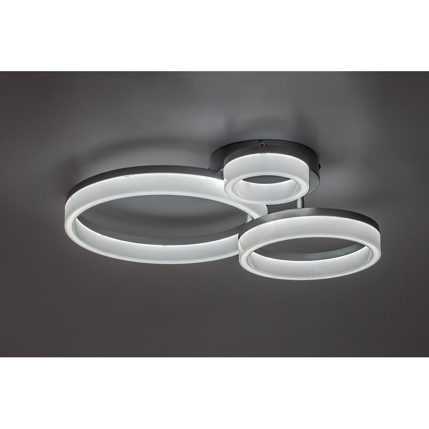 Rabalux - LED-Deckenleuchte LED/24W/230V 3000/4000/6500K 38x51 cm mattchrom