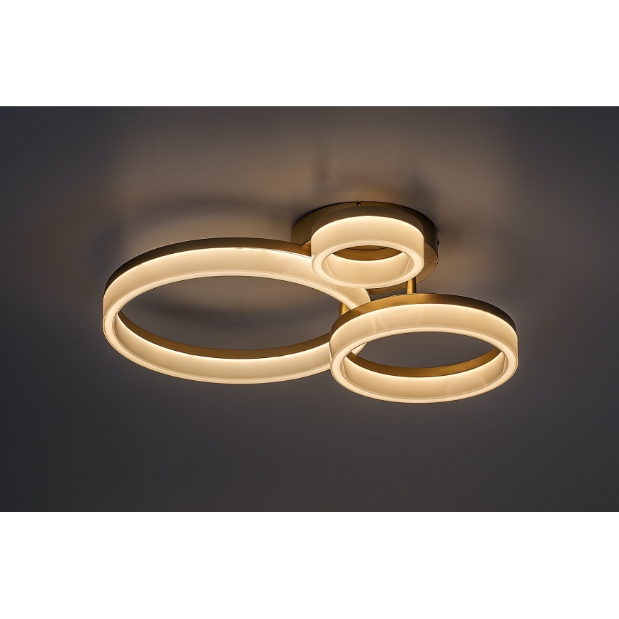 Rabalux - LED-Deckenleuchte LED/24W/230V 3000/4000/6500K golden