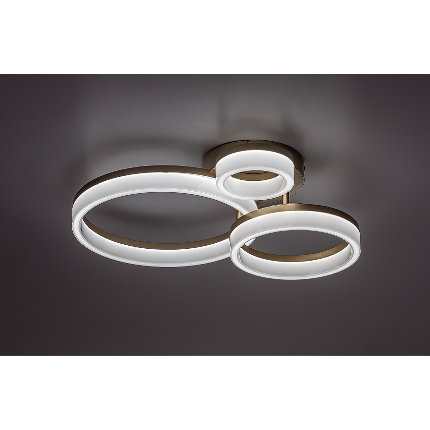 Rabalux - LED-Deckenleuchte LED/24W/230V 3000/4000/6500K golden