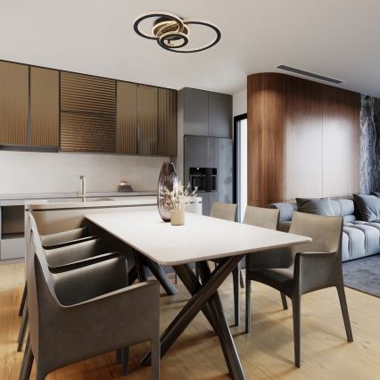 Rabalux - Dimmbare LED-Deckenleuchte LED/40W/230V 3000-6500K + Fernbedienung 35x52 cm