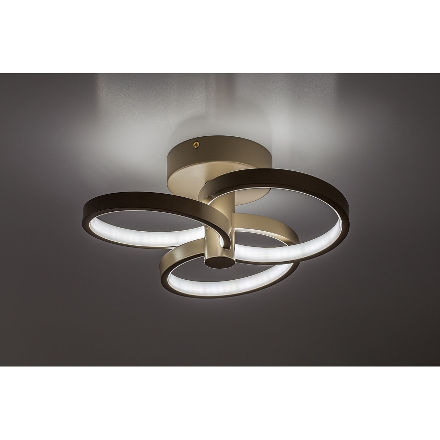 Rabalux - dimmbare LED-Deckenleuchte LED/32W/230V 3000-6500K Ø 31 cm beige + Fernbedienung