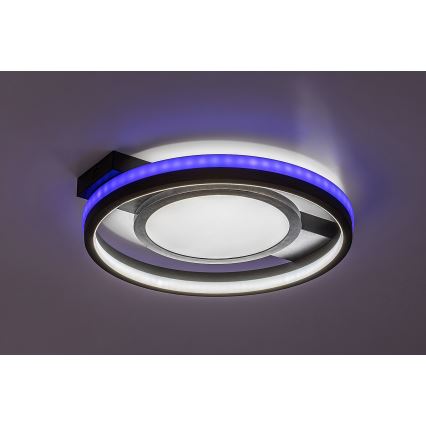 Rabalux - Dimmbare LED-RGB-Deckenleuchte LED/40W/230V 3000-6500K + Fernbedienung