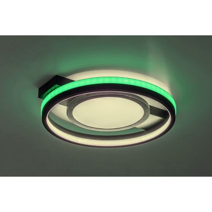 Rabalux - Dimmbare LED-RGB-Deckenleuchte LED/40W/230V 3000-6500K + Fernbedienung