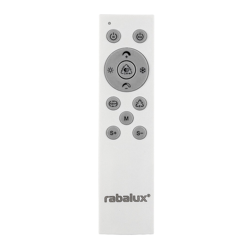 Rabalux - Dimmbare LED-RGB-Deckenleuchte LED/40W/230V 3000-6500K + Fernbedienung