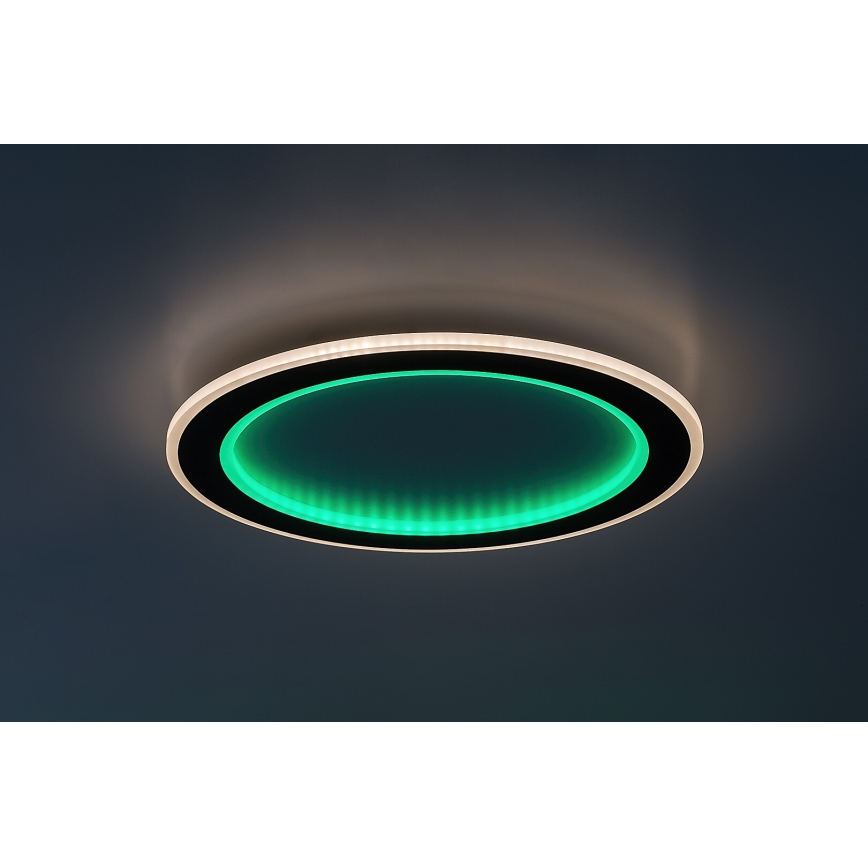 Rabalux - Dimmbare LED-RGB-Deckenleuchte LED/22W/230V 3000-6500K + Fernbedienung