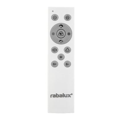 Rabalux - Dimmbare LED-RGB-Deckenleuchte LED/22W/230V 3000-6500K + Fernbedienung