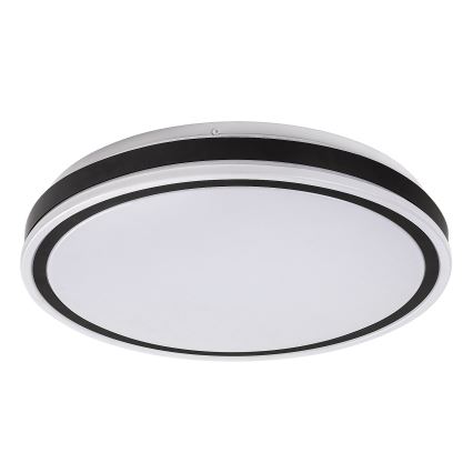 Rabalux - Dimmbare LED-Deckenleuchte LED/20W/230V 3000-6500K Ø 38,5 cm schwarz + Fernbedienung