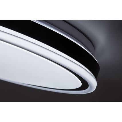 Rabalux - Dimmbare LED-Deckenleuchte LED/20W/230V 3000-6500K Ø 38,5 cm schwarz + Fernbedienung