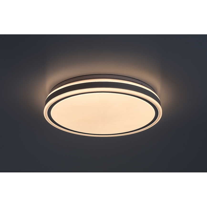 Rabalux - dimmbare LED-Deckenleuchte LED/23W/230V 3000–6500 K Ø 38,5 cm Weiß + Fernbedienung