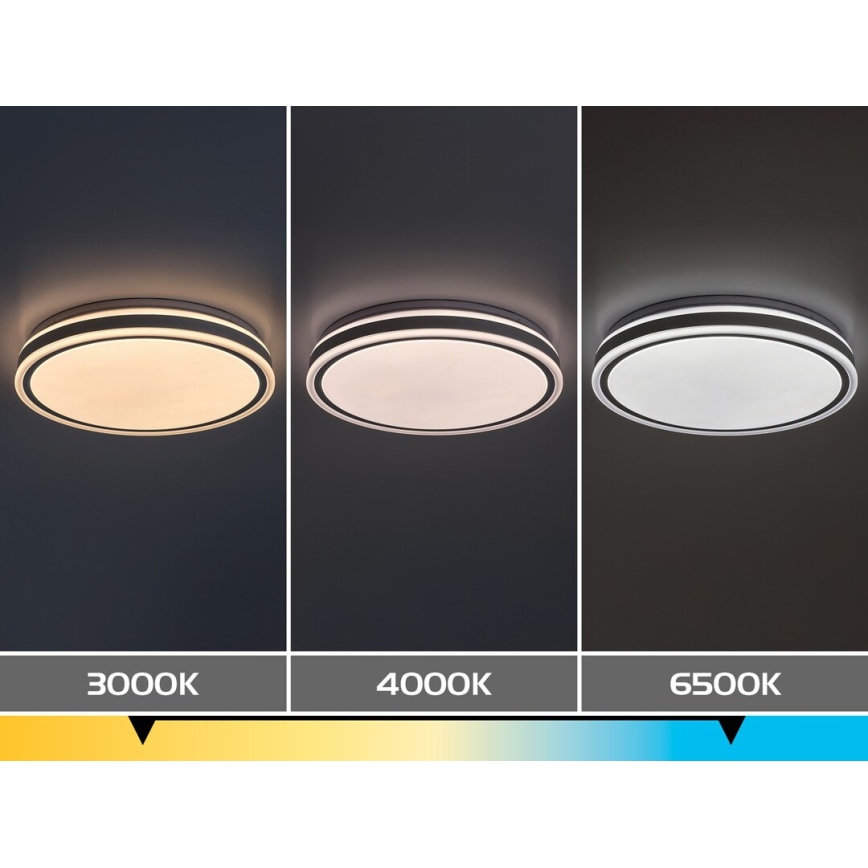 Rabalux - LED dimmbare Deckenleuchte LED/23W/230V 3000-6500K Ø 38,5 cm Weiß + Fernbedienung