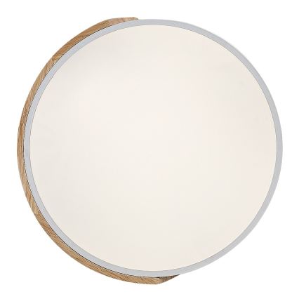 Rabalux - LED-Deckenleuchte 24W/230V 3000K weiß/Eiche Ø 41 cm