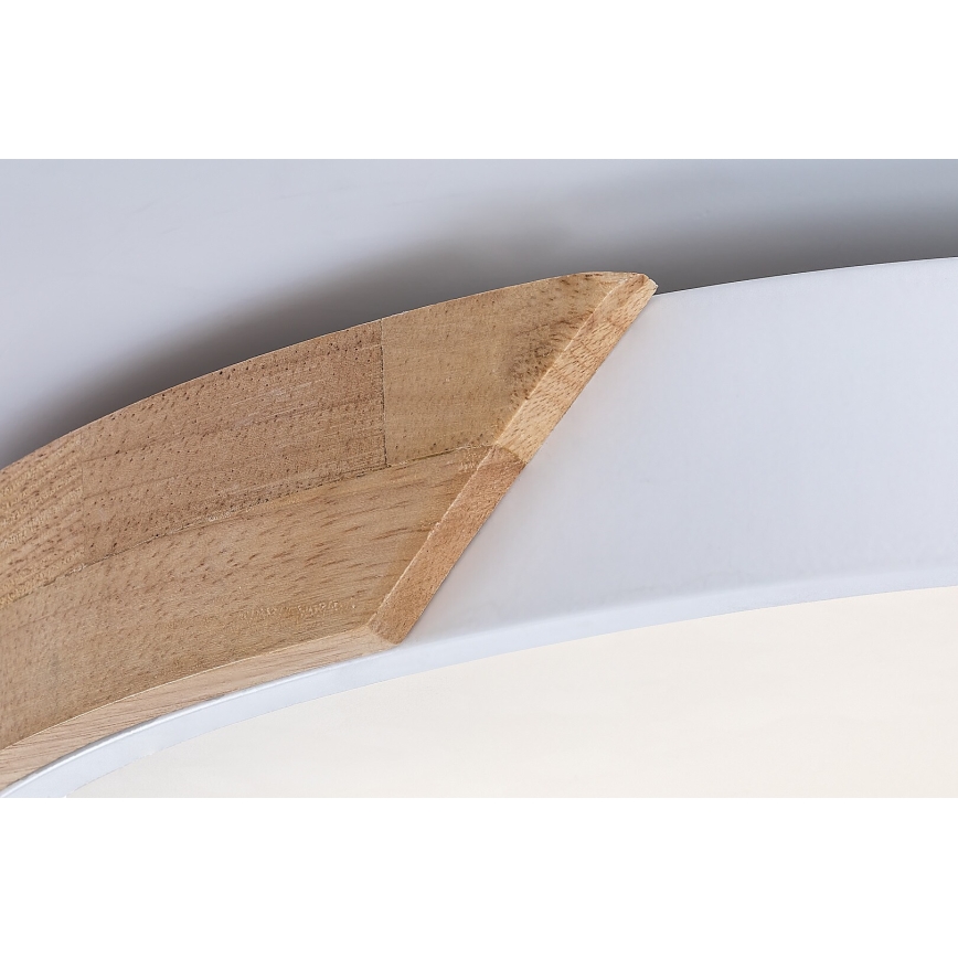 Rabalux - LED-Deckenleuchte LED/40W/230V 3000/4000/6500K weiß/Eiche Ø 61 cm