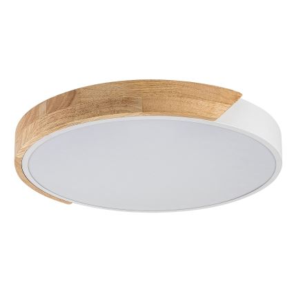 Rabalux - LED-Deckenleuchte LED/40W/230V 3000/4000/6500K weiß/Eiche Ø 61 cm
