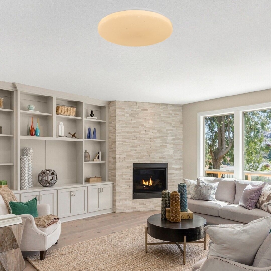 Rabalux - LED-dimmbare Deckenleuchte LED/34W/230V 3000-6500K Ø 38 cm + Fernbedienung