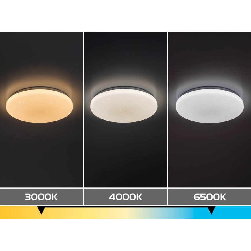 Rabalux - Dimmbare LED-Deckenleuchte LED/60W/230V 3000-6500K Ø 58 cm + Fernbedienung
