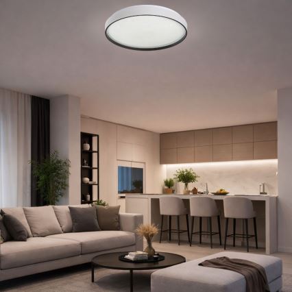 Rabalux - LED-dimmbare Deckenleuchte LED/80W/230V 3000-6500K Ø 77 cm + Fernbedienung