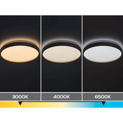 Rabalux - LED-dimmbare Deckenleuchte LED/34W/230V 3000-6500K Ø 38 cm + Fernbedienung