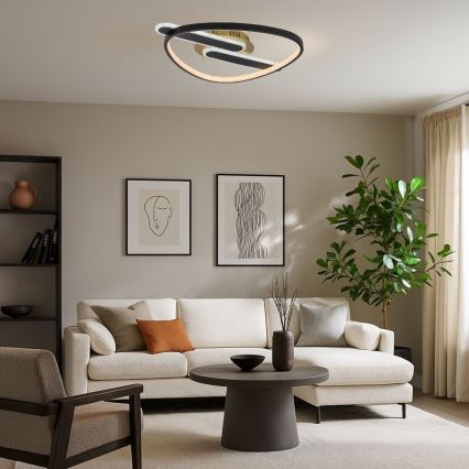 Rabalux - LED-dimmbare Deckenleuchte LED/60W/230V 3000-6000K 53x45 cm + Fernbedienung