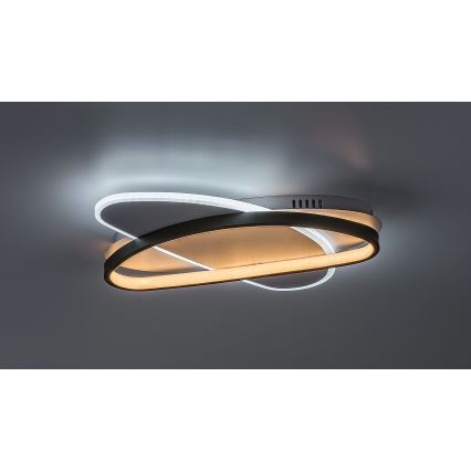 Rabalux - dimmbare LED-Deckenleuchte LED/57W/230V 3000-6000K 45x30,5 cm + Fernbedienung