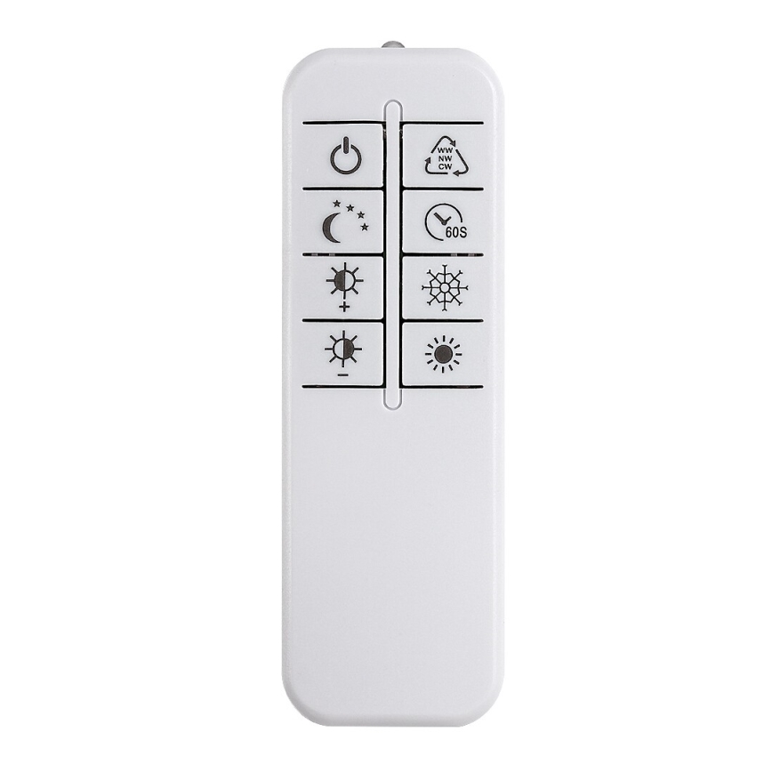 Rabalux - dimmbare LED-Deckenleuchte LED/18W/230V 3000-6500K 37x33 cm + Fernbedienung