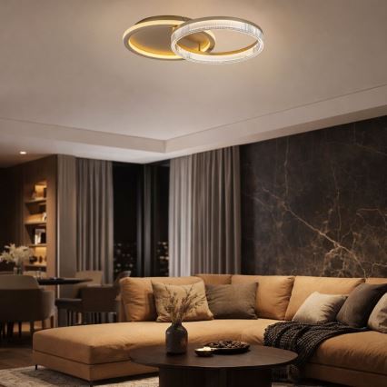 Rabalux - Dimmbare LED-Deckenleuchte LED/22W/230V 3000-6500K 53,5x35 cm + Fernbedienung