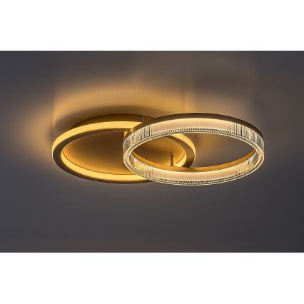 Rabalux - Dimmbare LED-Deckenleuchte LED/22W/230V 3000-6500K 53,5x35 cm + Fernbedienung