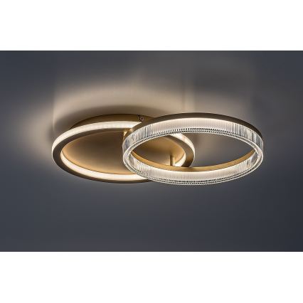 Rabalux - Dimmbare LED-Deckenleuchte LED/22W/230V 3000-6500K 53,5x35 cm + Fernbedienung