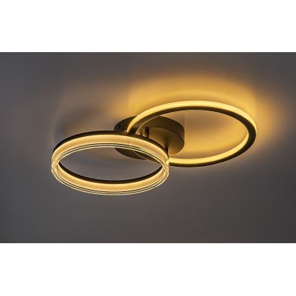 Rabalux - Dimmbare LED Deckenleuchte LED/38W/230V 3000-6500K 60x35 cm + Fernbedienung