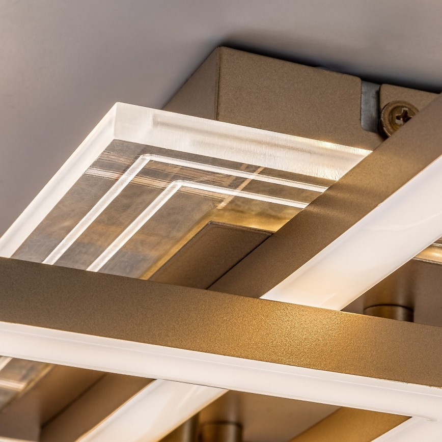 Rabalux - LED Deckenleuchte LED/40W/230V 3000K 50x50 cm goldfarben