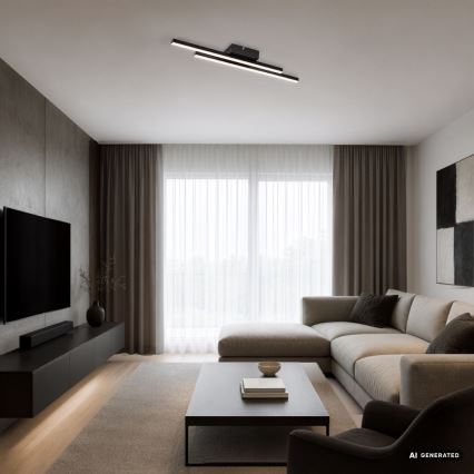 Rabalux - LED Deckenleuchte LED/12W/230V 4000K schwarz