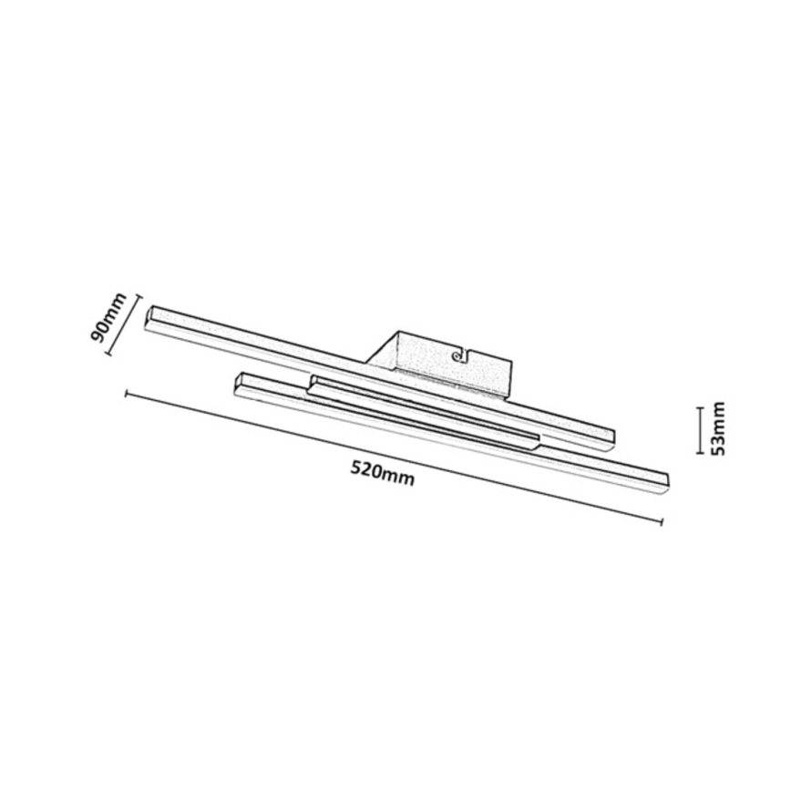 Rabalux - LED-Deckenleuchte LED/18W/230V 3000K beige