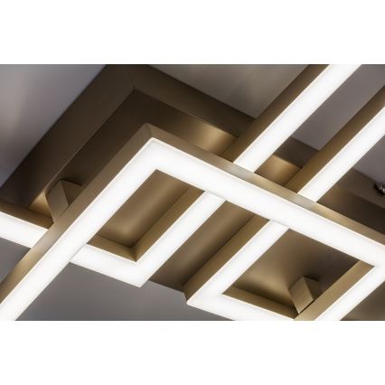 Rabalux - Dimmbare LED-Deckenleuchte LED/40W/230V 3000-6500K 33x100 cm beige + Fernbedienung