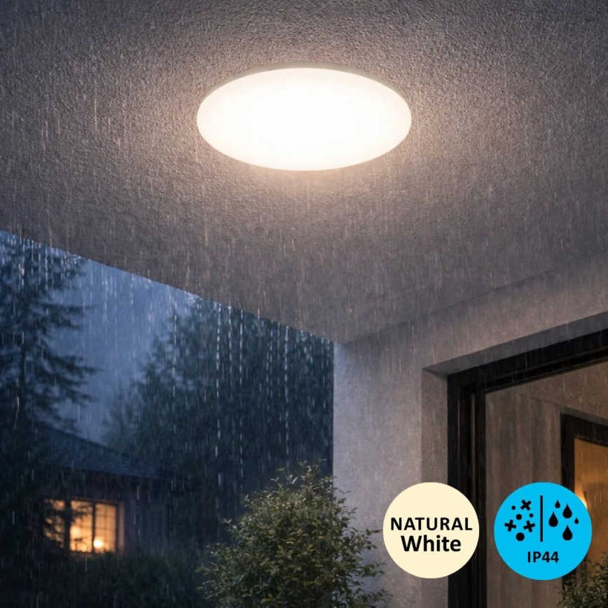 Rabalux - LED-Deckenleuchte für Badezimmer LED/18W/230V IP44 4000K Ø 32 cm