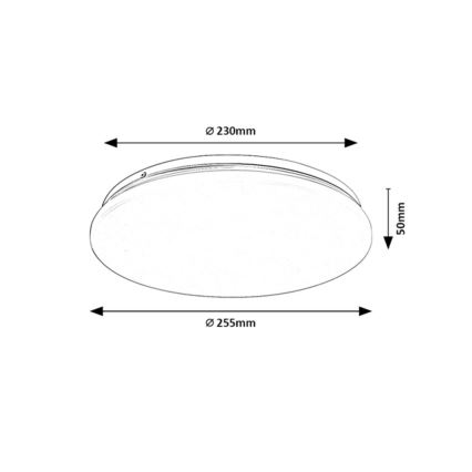 Rabalux - LED-Deckenleuchte LED/24W/230V 4000K Ø 37,5 cm