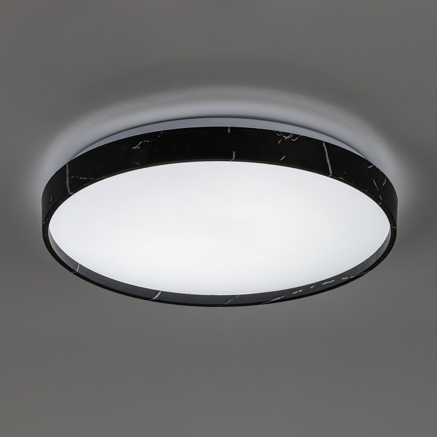 Rabalux - dimmbare LED-Deckenleuchte LED/24 W/230 V 3000–6500 K Ø 38 cm schwarz + Fernbedienung