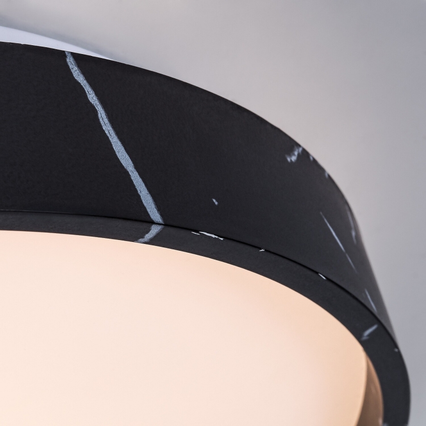 Rabalux - dimmbare LED-Deckenleuchte LED/24 W/230 V 3000–6500 K Ø 38 cm schwarz + Fernbedienung