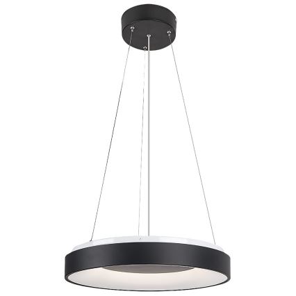 Rabalux - Dimmbare LED-Hängeleuchte an Schnur LED/38W/230V 3000-6500K schwarz + Fernbedienung