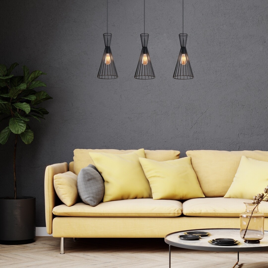 Rabalux - Deckenleuchte an Kabel 3xE27/60W/230V