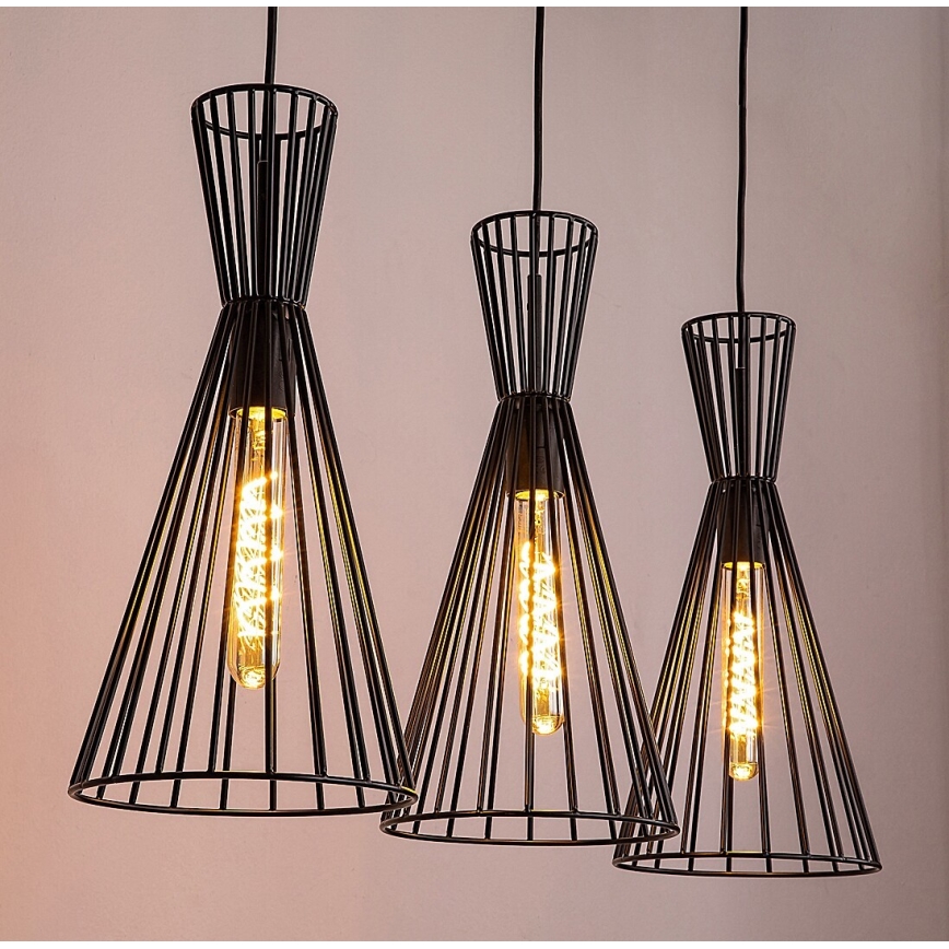 Rabalux - Deckenleuchte an Kabel 3xE27/60W/230V