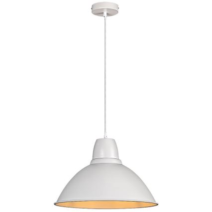 Rabalux - Pendelleuchte an Kabel 1xE27/60W/230V Ø 36 cm weiß