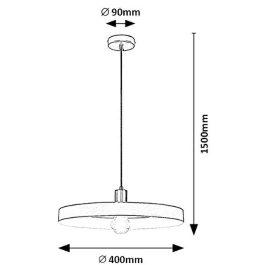 Rabalux - Hängeleuchte an Kabel 1xE27/40W/230V