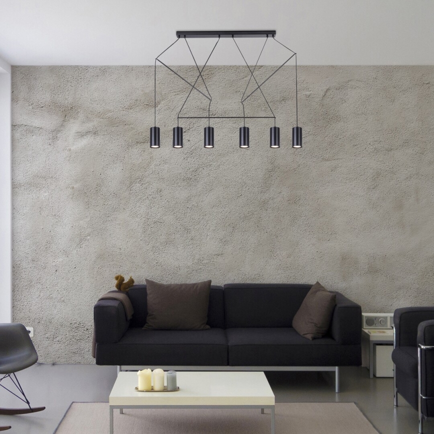 Rabalux - Deckenleuchte an Kabel 6xGU10/50W/230V