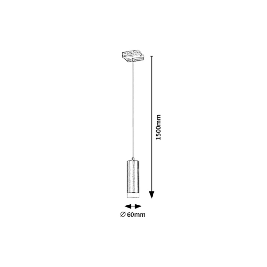Rabalux - Hängeleuchte an Kabel 1xGU10/5W/230V Eiche