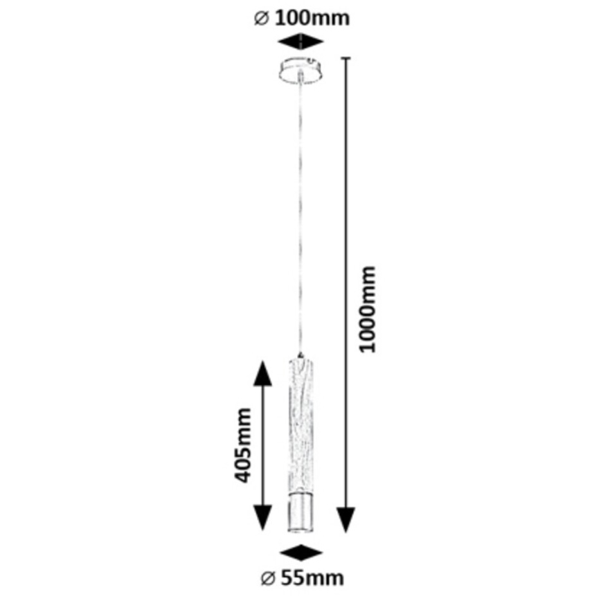 Rabalux - Hängeleuchte an Kabel 1xGU10/50W/230V Buche