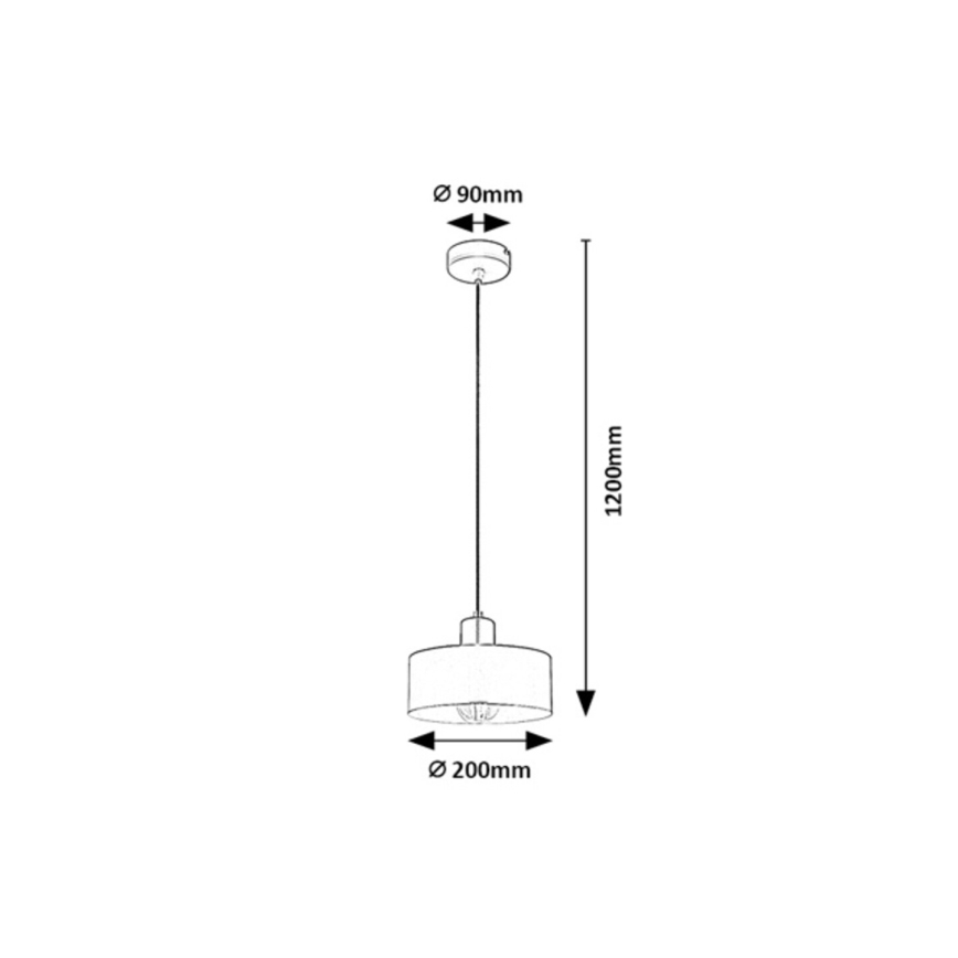 Rabalux - Pendelleuchte an Kabel 1xE27/25W/230V