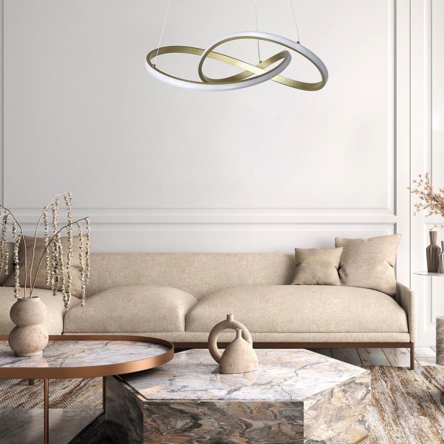 Rabalux - LED-Hängeleuchte an Schnur LED/36W/230V 3000K golden