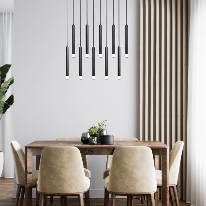 Rabalux - Hängeleuchte 10xG9/5W/230V schwarz