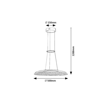Rabalux - LED-Hängeleuchte an Kabel LED/24W/230V 3000K